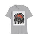 T-Shirt - Diesel Ain't Burning I Ain't Earning Trucker Graphic Tee