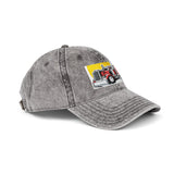 Vintage Embroidered Truck Cap — Retro Red Trucker Hat