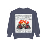 Truck Driver Sweatshirt — “Always Be Nice to a Trucker” Retro Semi Tee