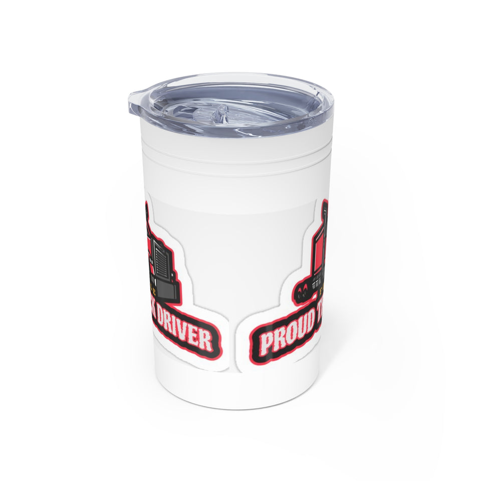 Female Proud Truck Driver 11oz Insulated Tumbler