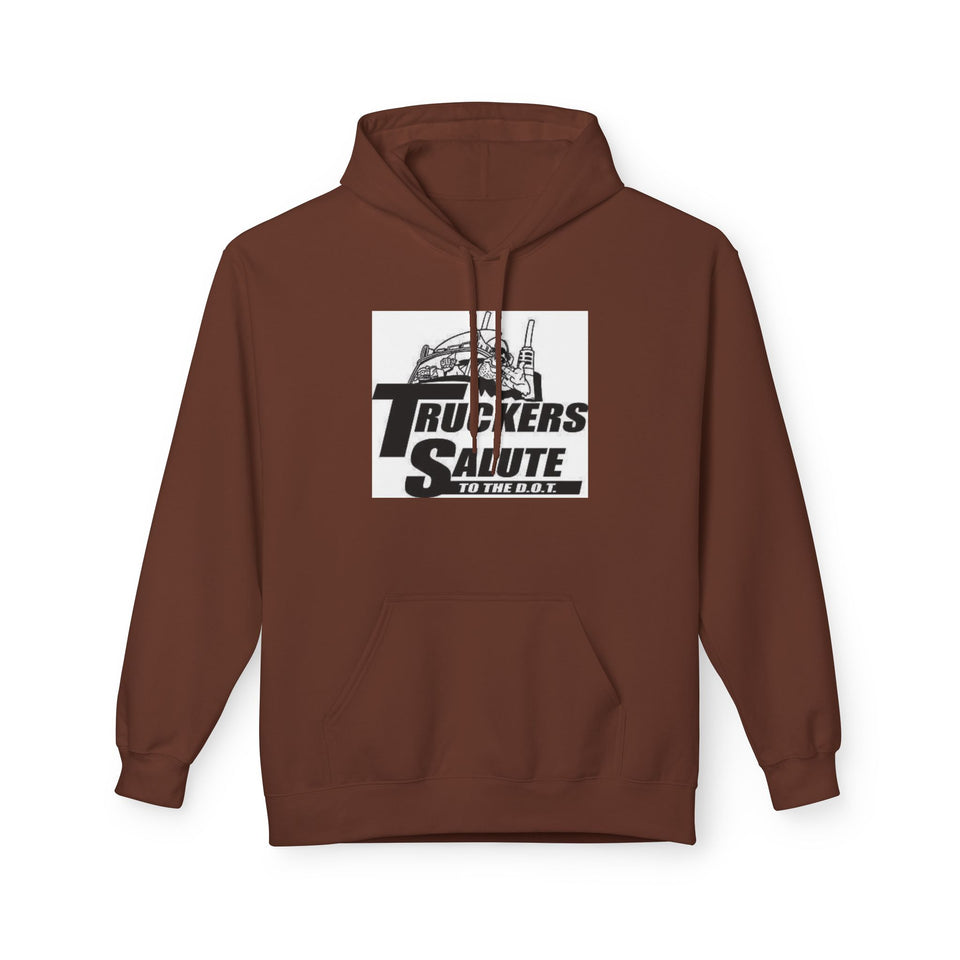 Hoodie — "Truckers Salute" Graphic Trucker Hoodie
