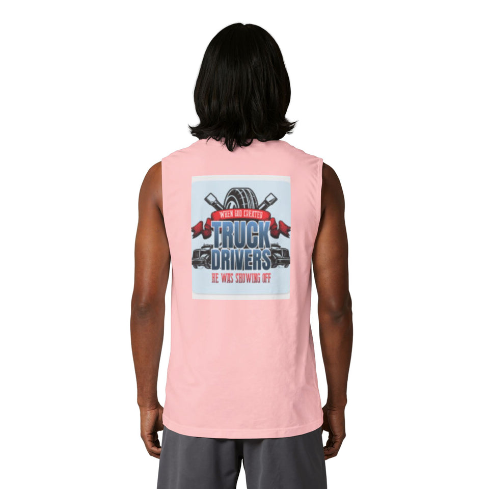 Truck Drivers Muscle Tank — 'We Are Driving It' Graphic Sleeveless Tee