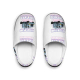 Truck Driver Graphic Slippers — "I Kissed a Trucker" Men's Indoor Slip-Ons