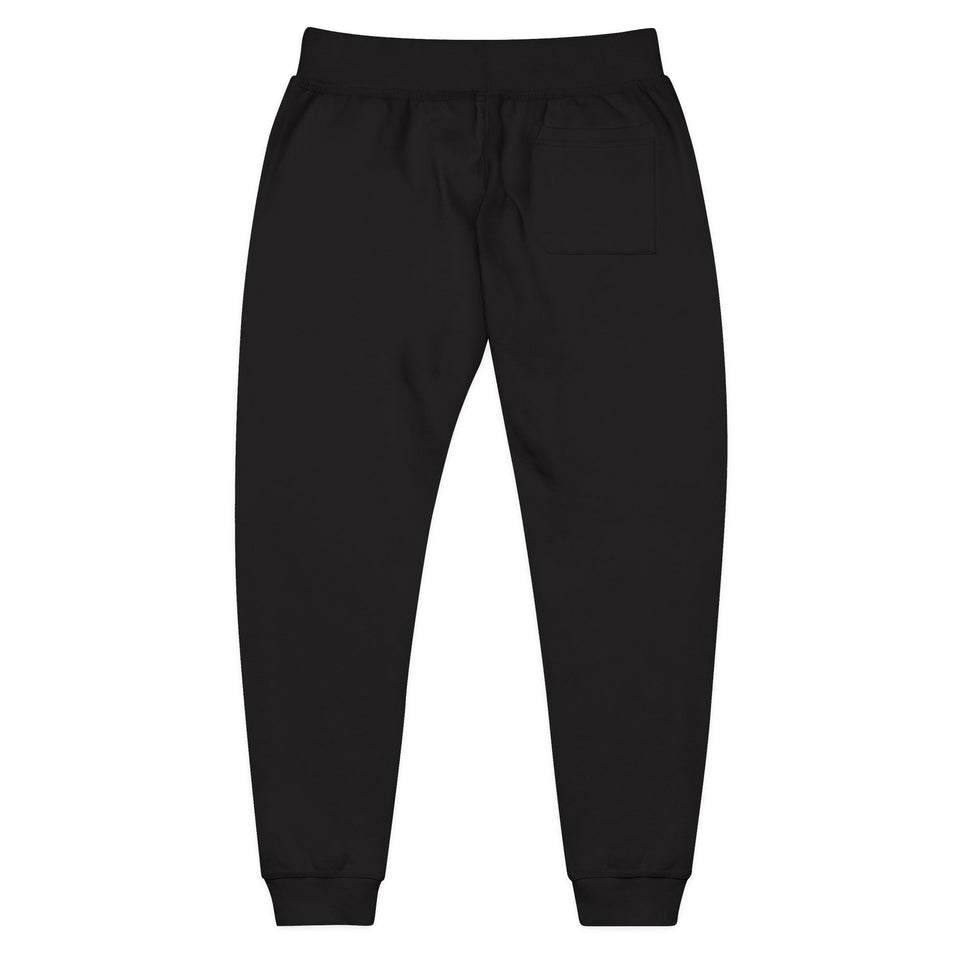 Embroidered Olive Fleece Sweatpants — Cozy Joggers