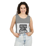 Truck Driver Tank Top — "Always Be Nice to a Truck Driver" Vintage Trucker Graphic