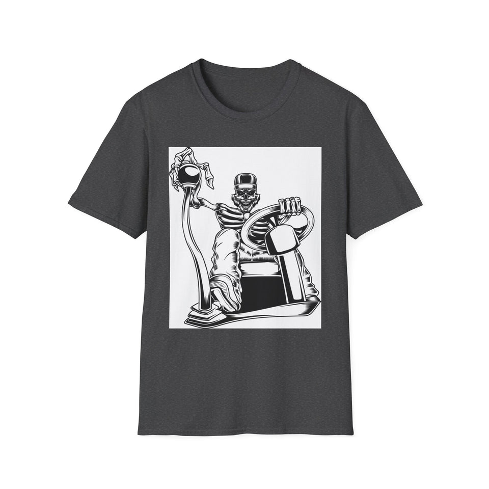 King of the Road Skull Biker T-Shirt