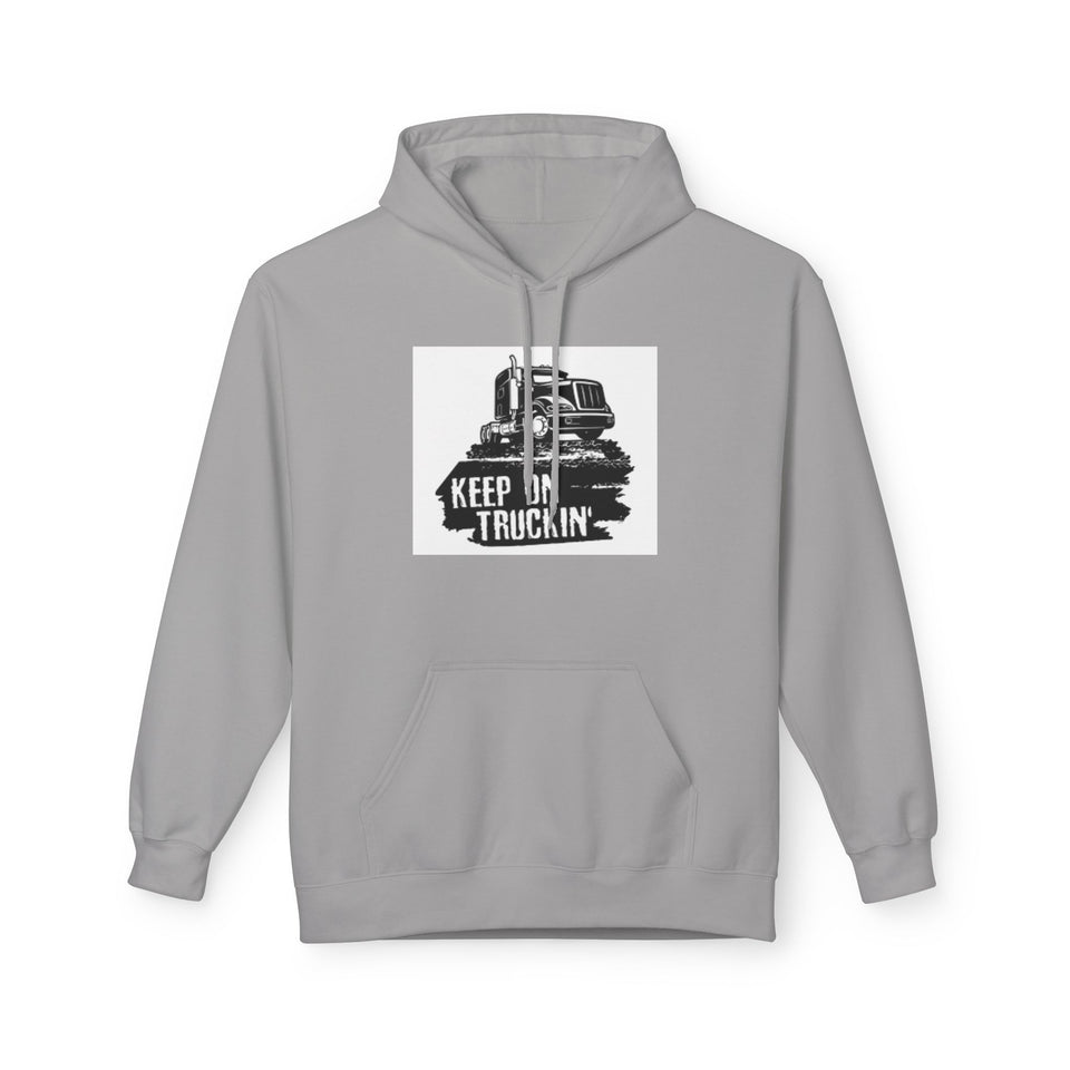 Truck Driver Dad Hoodie – “Best Truckin' Dad Ever” Graphic Pullover