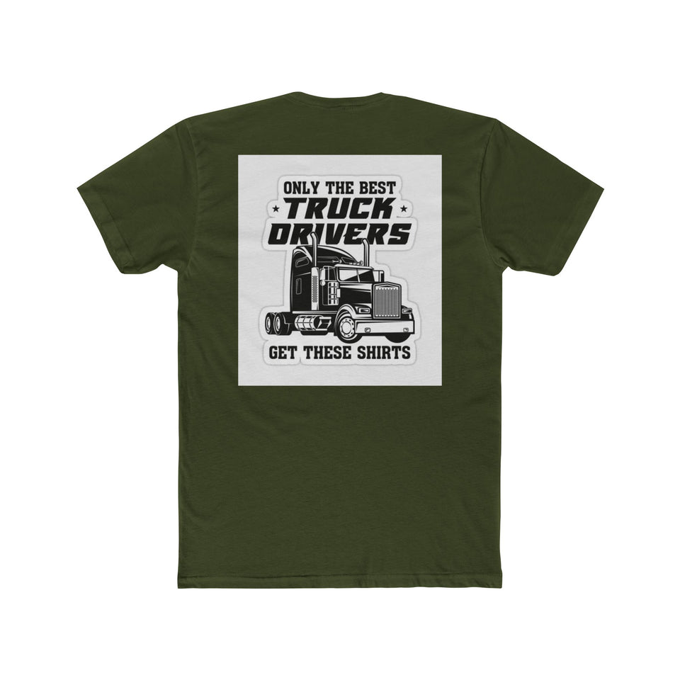 Only the Best Truck Drivers T-Shirt — Retro Semi Truck Crew Tee