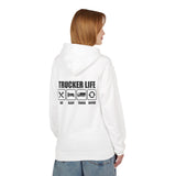 Trucker Life Hoodie — "Eat Sleep Truck Repeat" Graphic Hooded Sweatshirt
