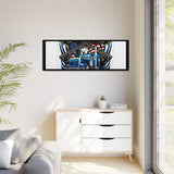 American Trucker American Veteran Framed Canvas - "Proud To Be Both" Patriotic Wall Art