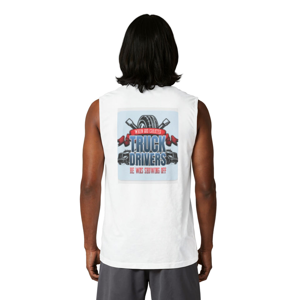 Truck Drivers Muscle Tank — 'We Are Driving It' Graphic Sleeveless Tee