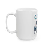 Crazy Mother Trucker Ceramic Mug — Funny Trucker Coffee Cup (11oz, 15oz)