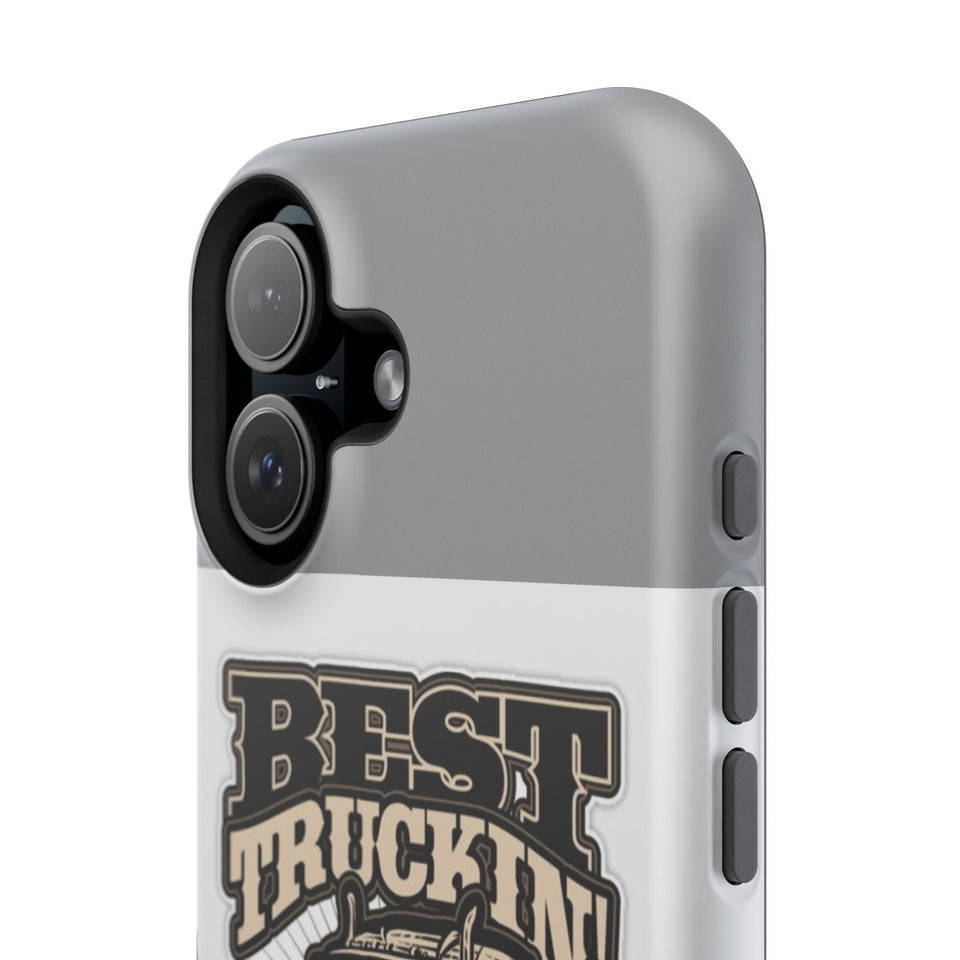 Best Truckin' Papa Ever Phone Case — Impact-Resistant Truck Driver Gift
