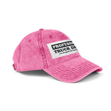 Vintage Embroidered 'Professional Truck Driver' Cap
