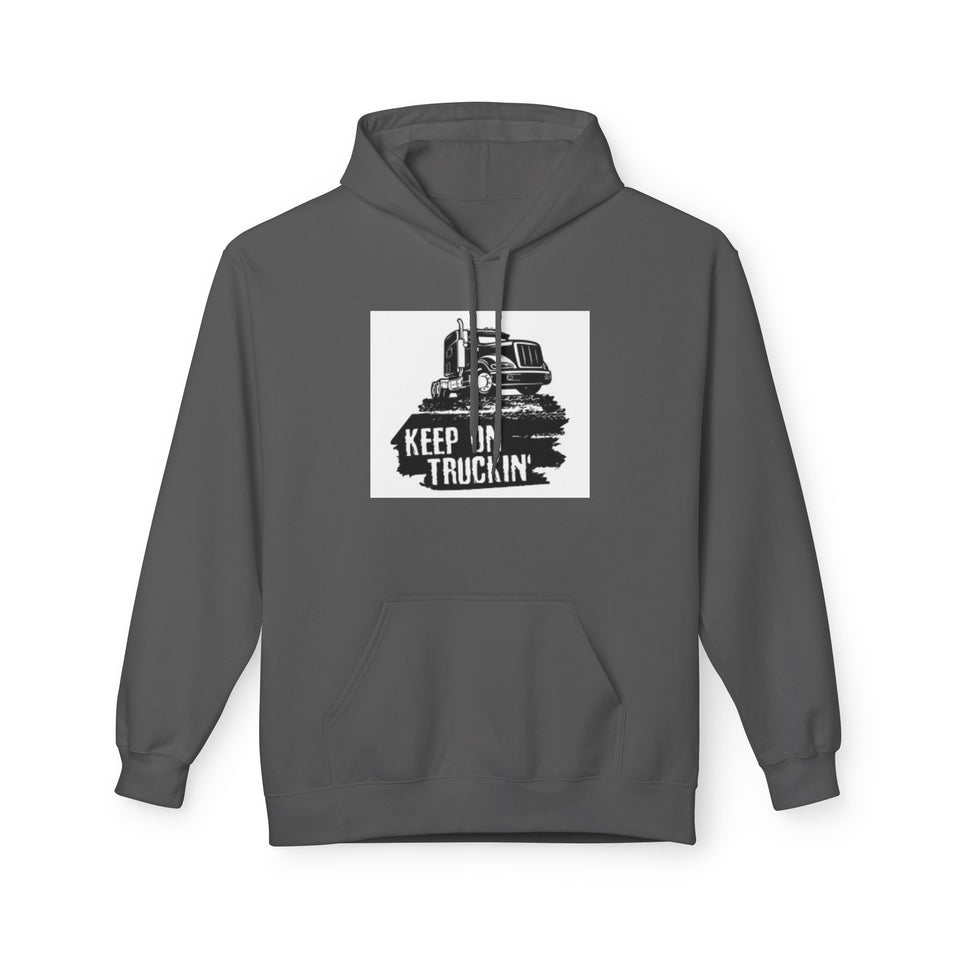 Truck Driver Dad Hoodie – “Best Truckin' Dad Ever” Graphic Pullover