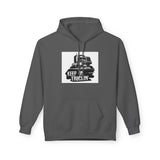 Truck Driver Dad Hoodie – “Best Truckin' Dad Ever” Graphic Pullover