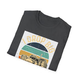 Truck Driver T-Shirt - Vintage Semi Truck 'I Drop Big Loads' Graphic Tee