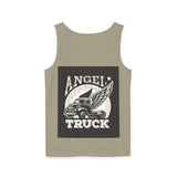 Angel Truck Tank Top — Vintage Winged Truck Graphic Tank for Truckers & Gearheads