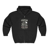Strong Man Strong Woman Zip Hoodie – 'It Takes a Strong Man to Provide' Family Tribute