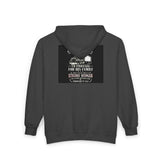 Strong Man Strong Woman Zip Hoodie – 'It Takes a Strong Man to Provide' Family Tribute