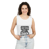 Truck Driver Tank Top — "Always Be Nice to a Truck Driver" Vintage Trucker Graphic