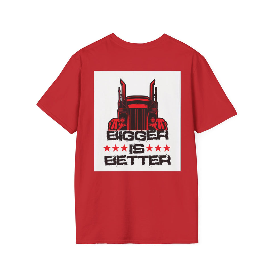 Trucker T-Shirt - "I Drop Big Loads" Vintage Semi Truck Graphic Tee