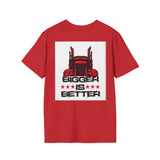 Trucker T-Shirt - "I Drop Big Loads" Vintage Semi Truck Graphic Tee