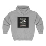 Strong Man Strong Woman Zip Hoodie – 'It Takes a Strong Man to Provide' Family Tribute