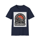 T-Shirt - Diesel Ain't Burning I Ain't Earning Trucker Graphic Tee