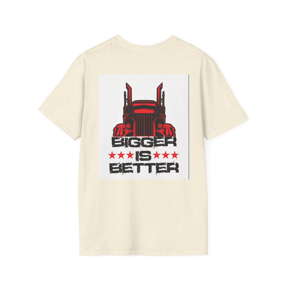 Trucker T-Shirt - "I Drop Big Loads" Vintage Semi Truck Graphic Tee