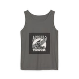 Angel Truck Tank Top — Vintage Winged Truck Graphic Tank for Truckers & Gearheads