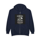 Strong Man Strong Woman Zip Hoodie – 'It Takes a Strong Man to Provide' Family Tribute