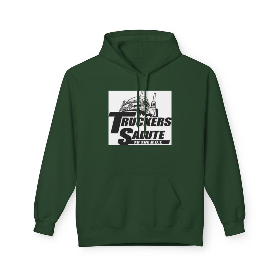 Hoodie — "Truckers Salute" Graphic Trucker Hoodie