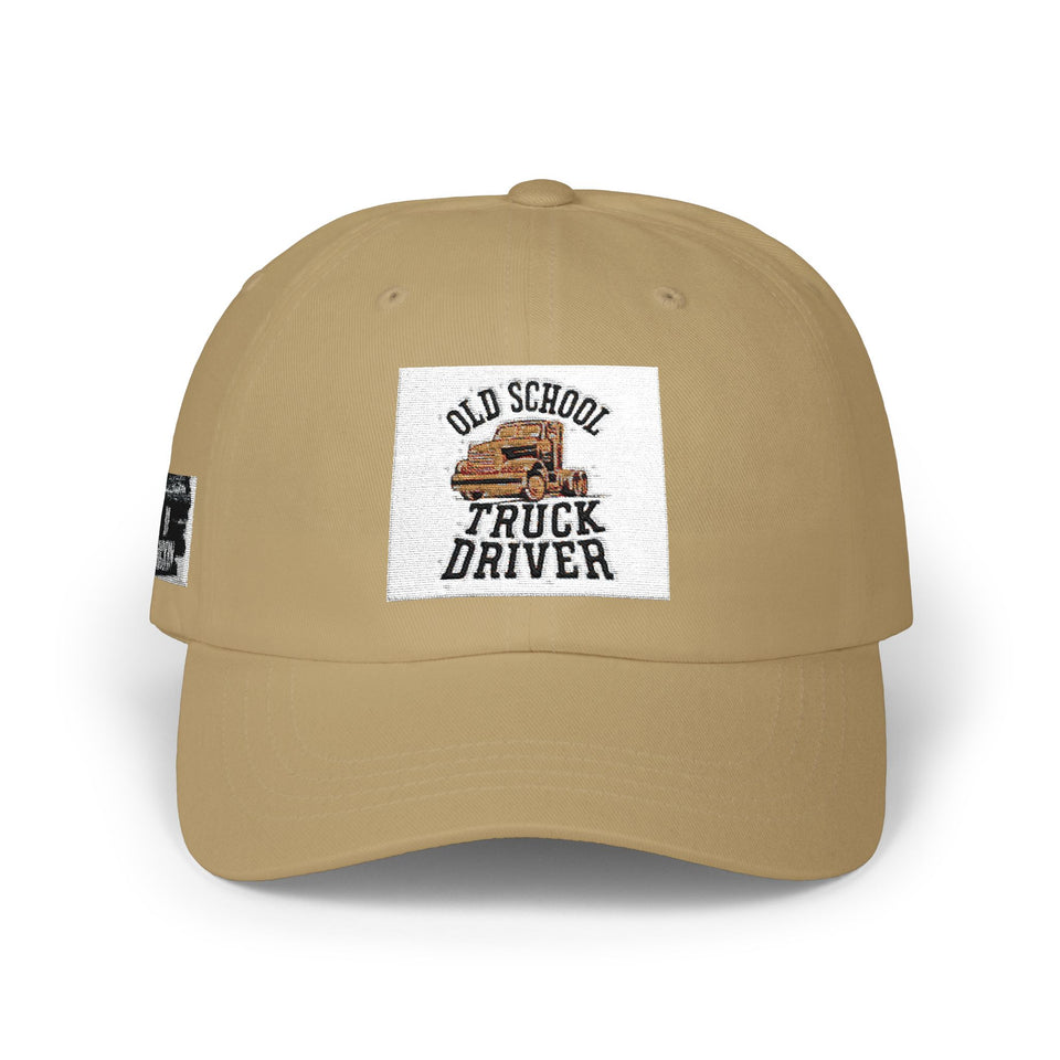 Classic Dad Cap — Old School Truck Driver Embroidered Hat